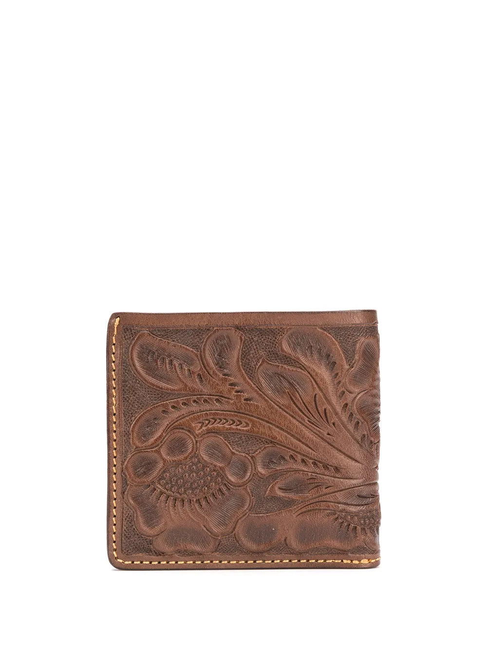 embossed floral wallet