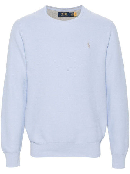 Polo Pony-Embroidered Cotton Jumper
