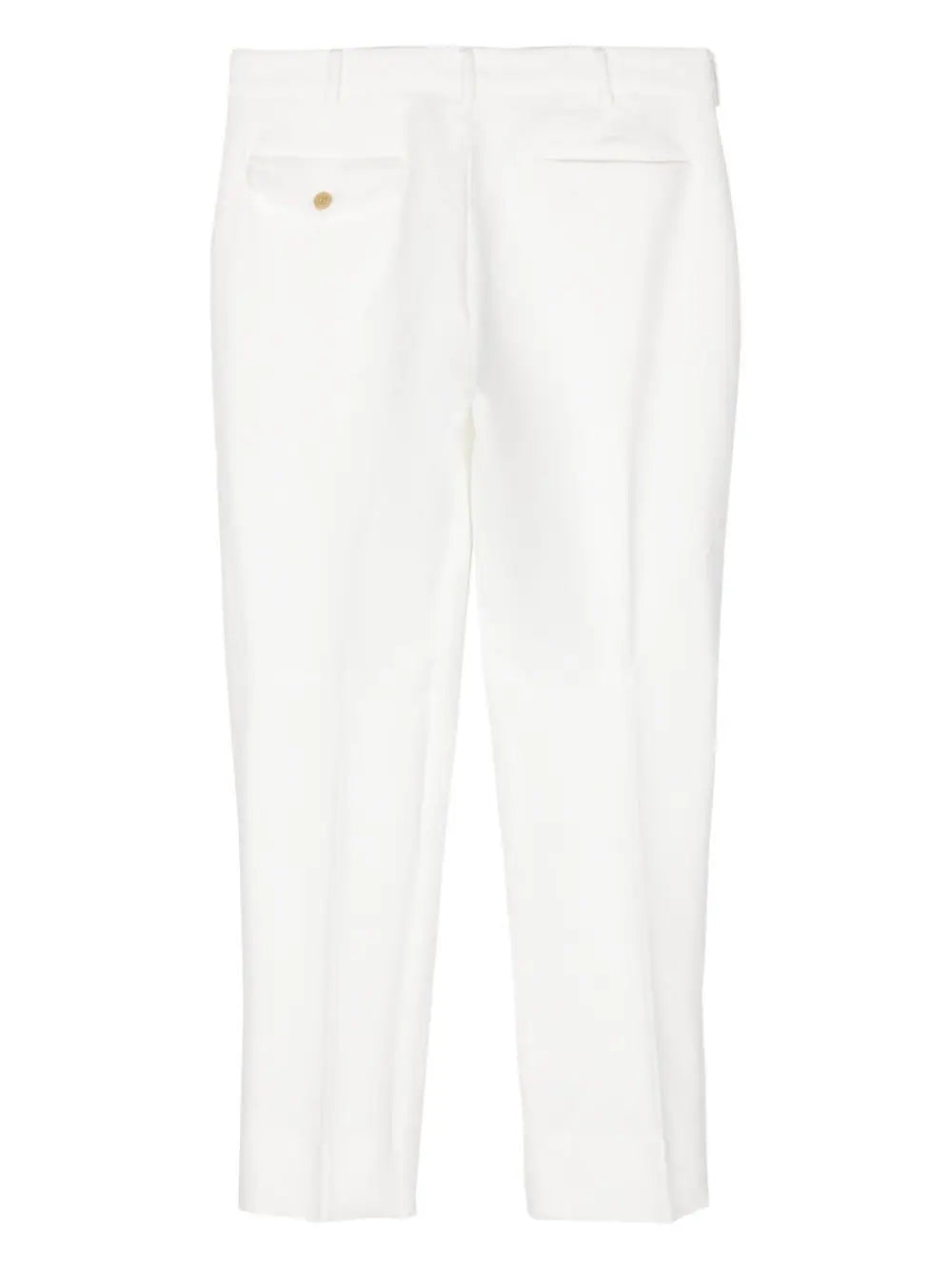 Cropped Slim-Cut Trousers