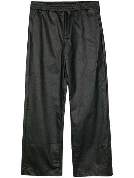 Graphic-Print Elasticated-Waist Trousers
