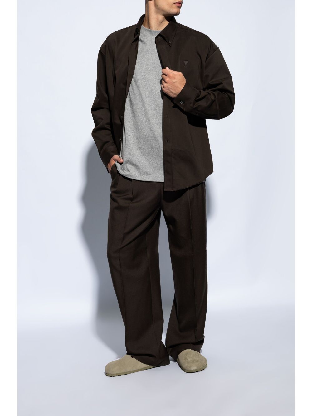 suede leather sandals