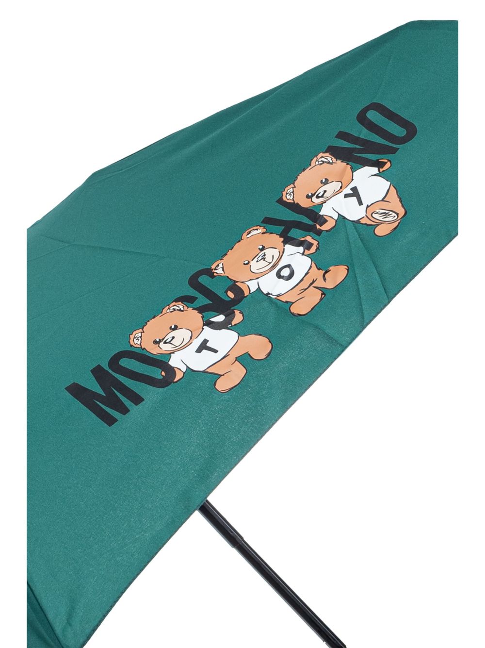 teddy bear-logo print compact umbrella
