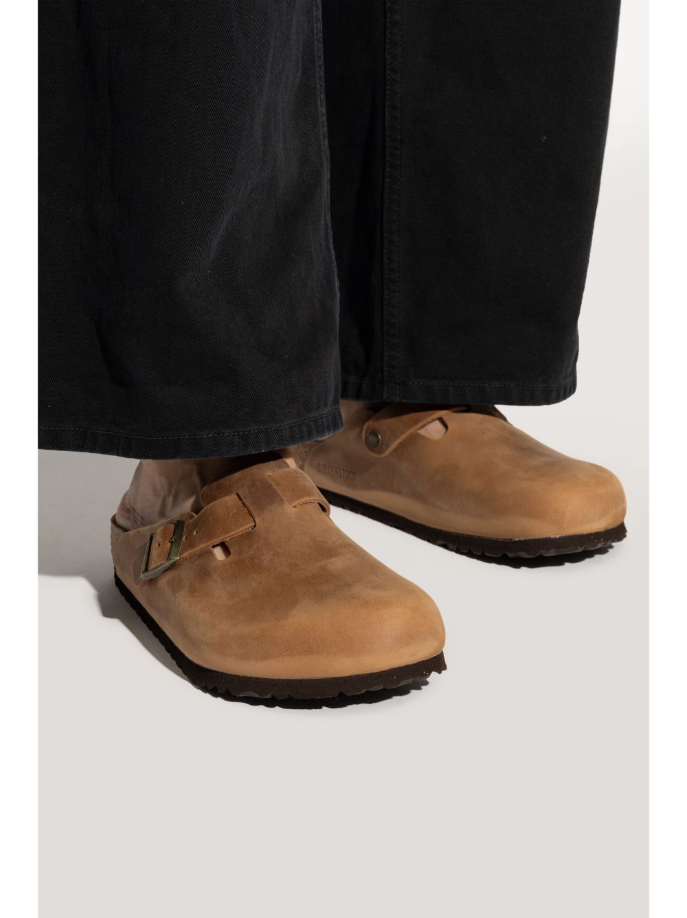 Boston leather slippers