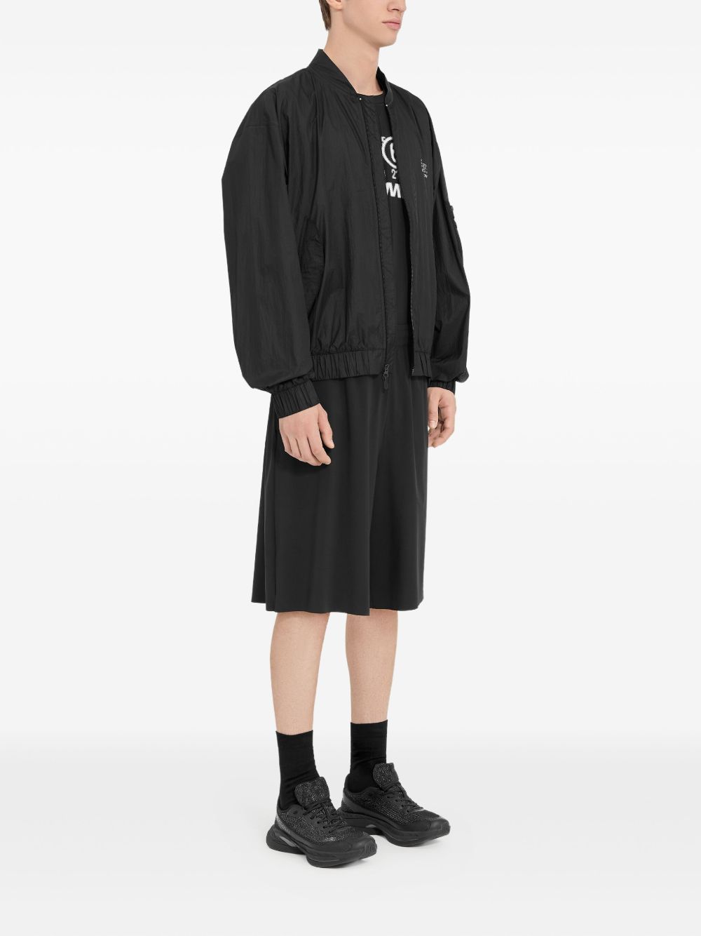 x Salomon numbers-print jacket