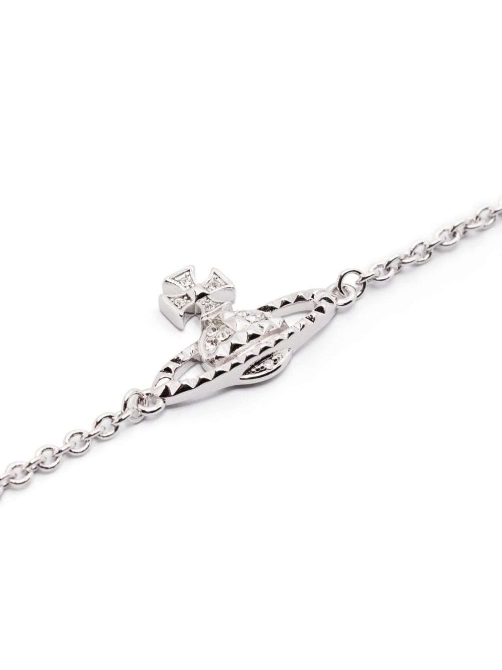 Orb-plaque bracelet