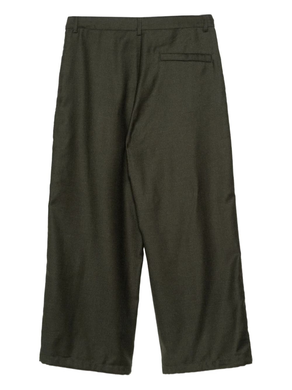 pleated wide-leg trousers