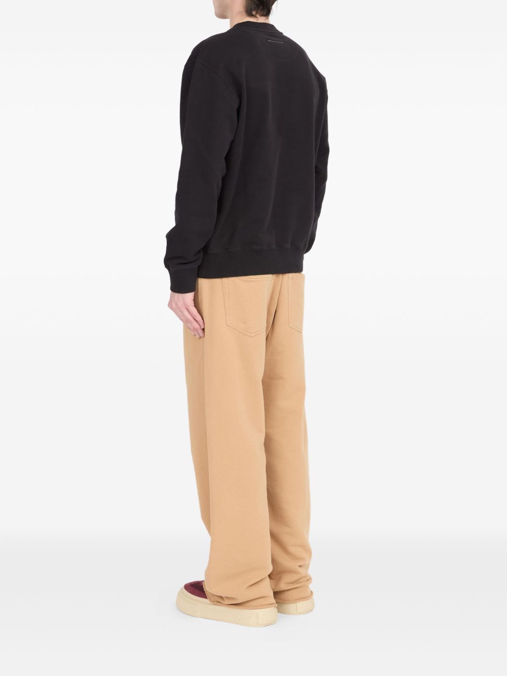 appliqué logo sweatshirt