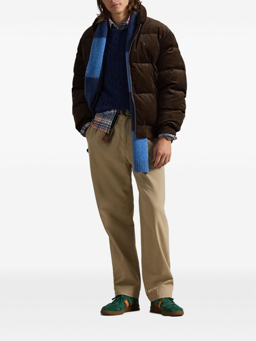 corduroy padded jacket