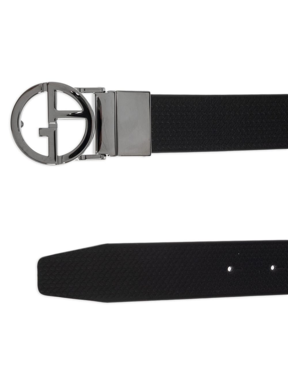logo-buckle belt