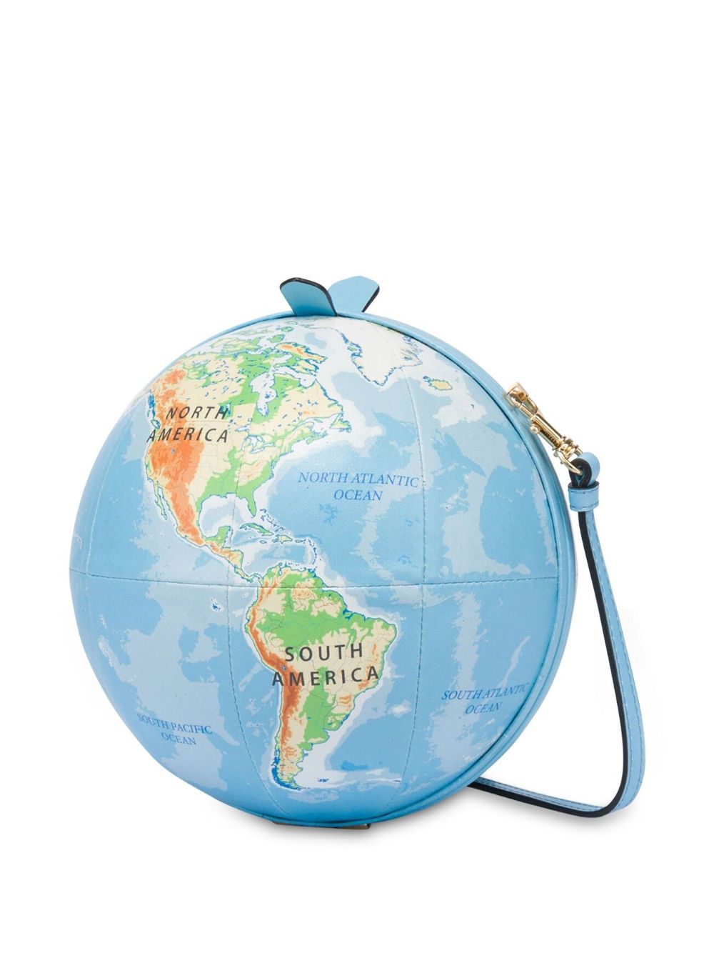 World Map clutch bag