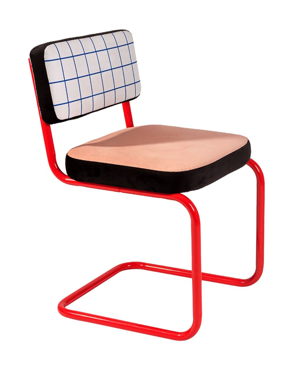 grid-back chair
