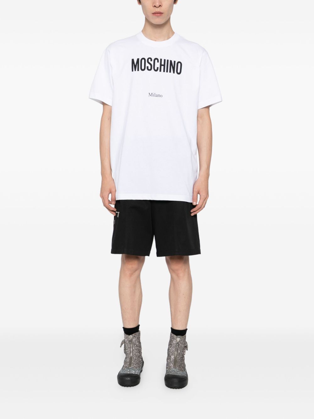 logo-print T-shirt