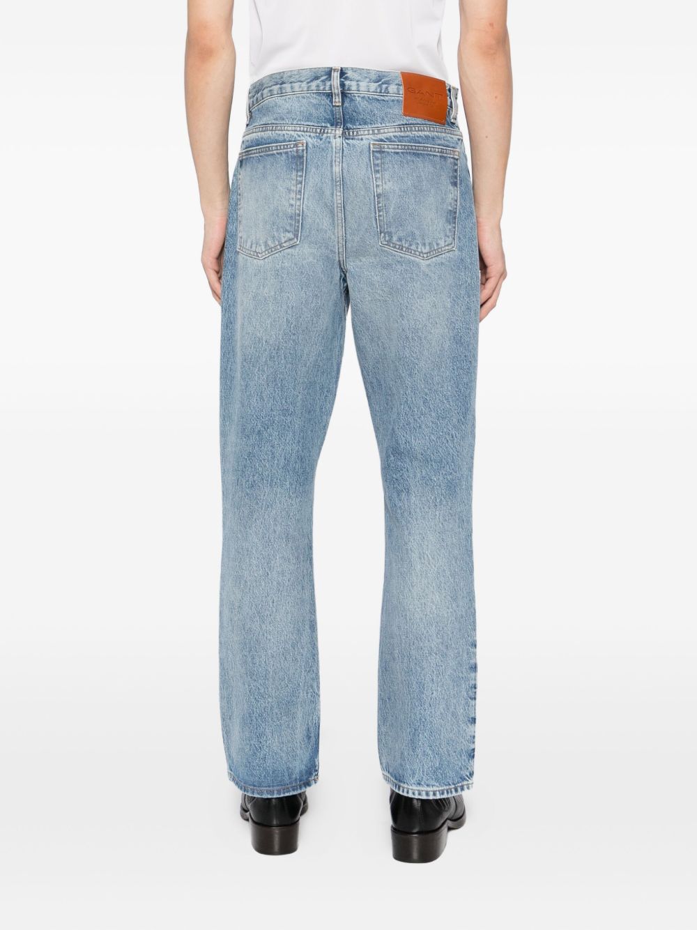 straight-leg jeans
