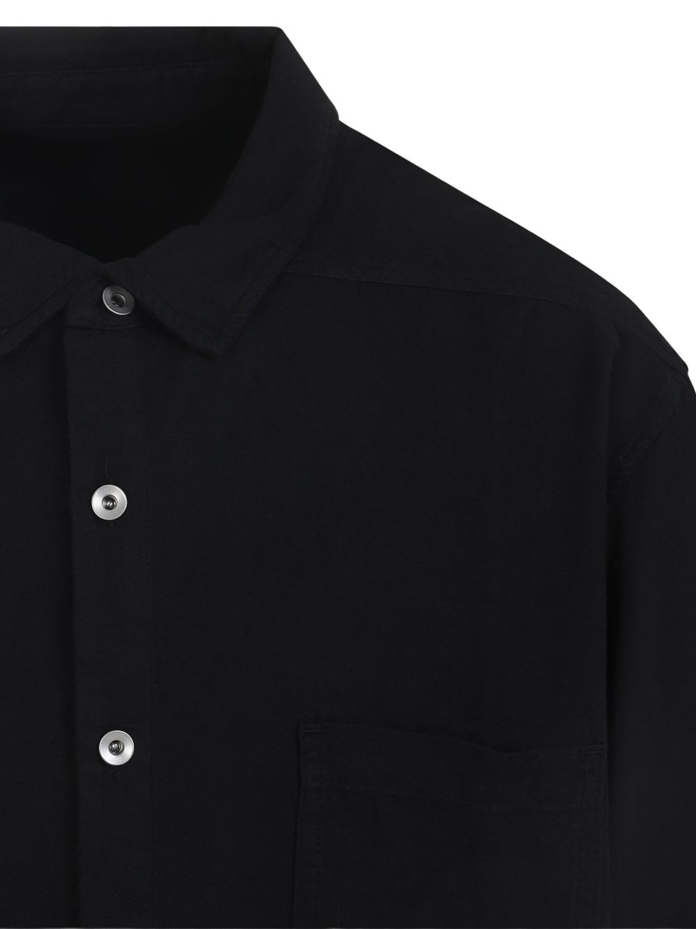 pocket trailing-tail shirt