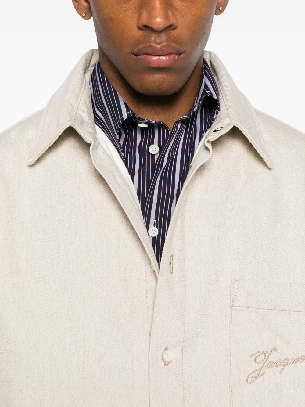 The Boulanger embroidered overshirt