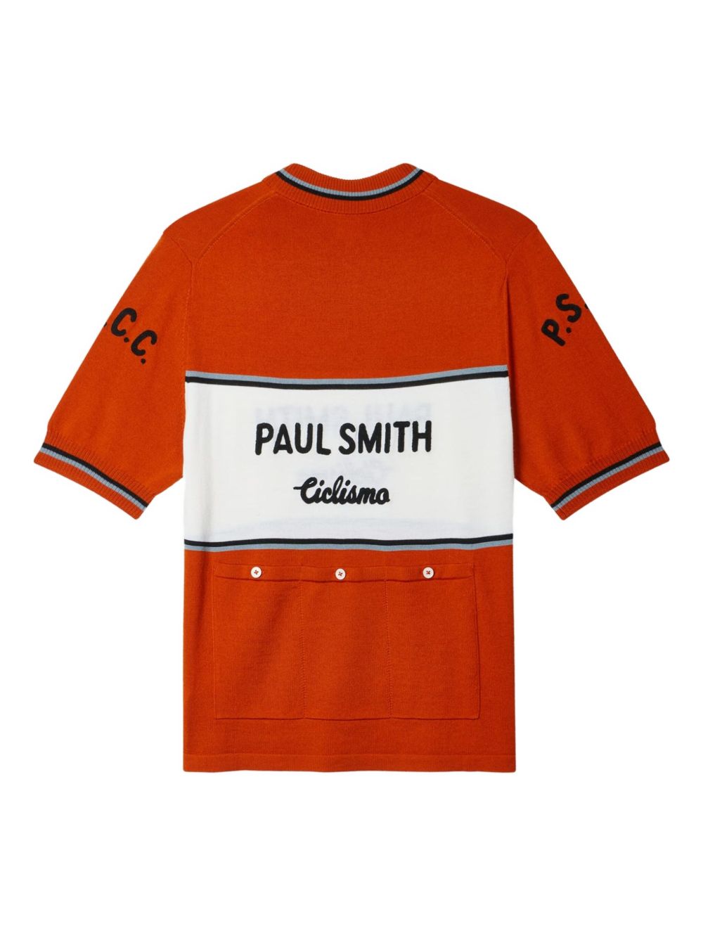 cycling-stripe wool sweater