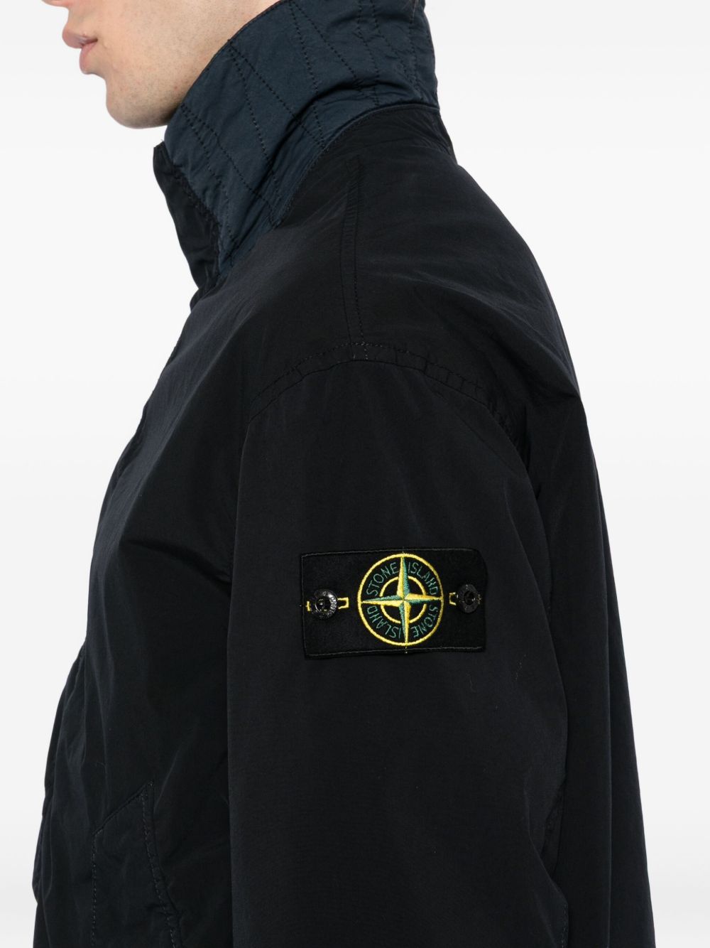 logo-patch jacket