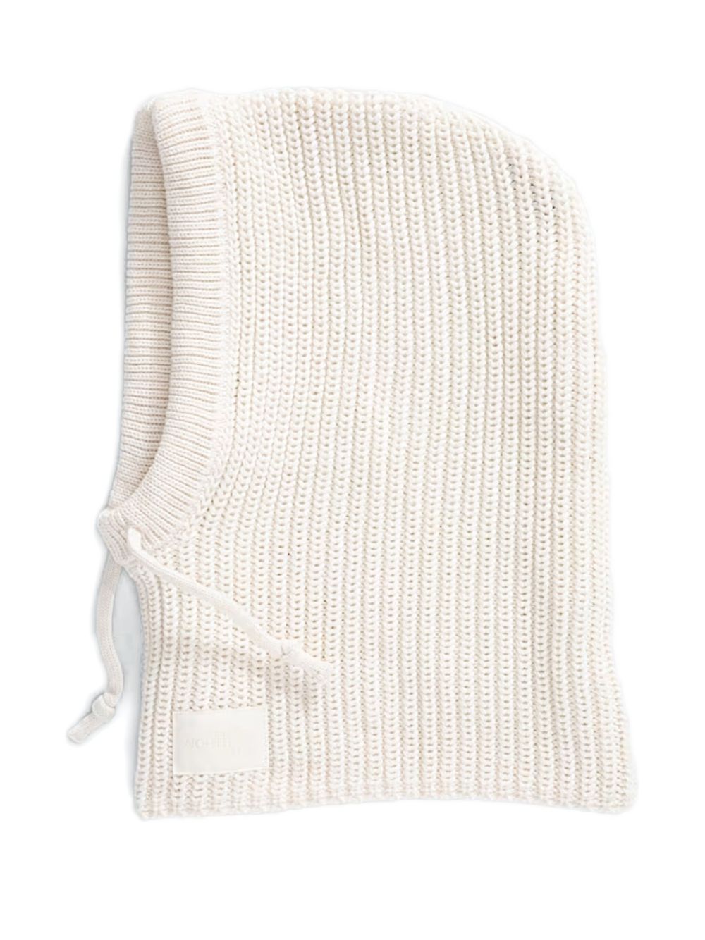 hooded ribbed balaclava
