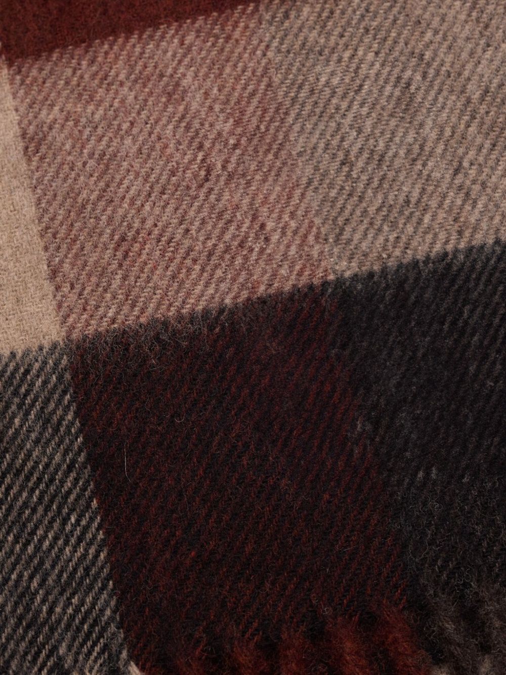 Moon checked scarf