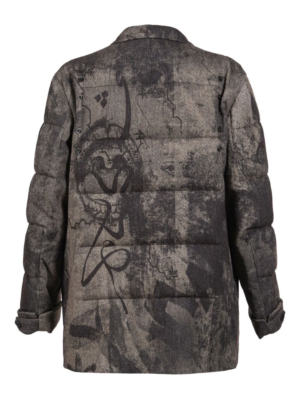 buttoned padded jacket