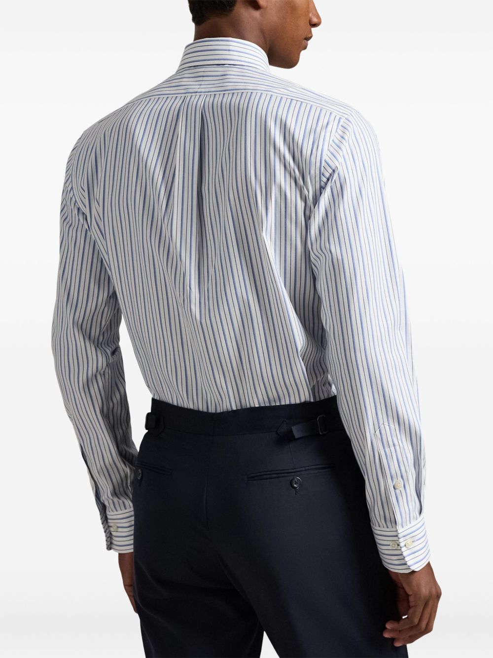 striped long-sleeve shirt