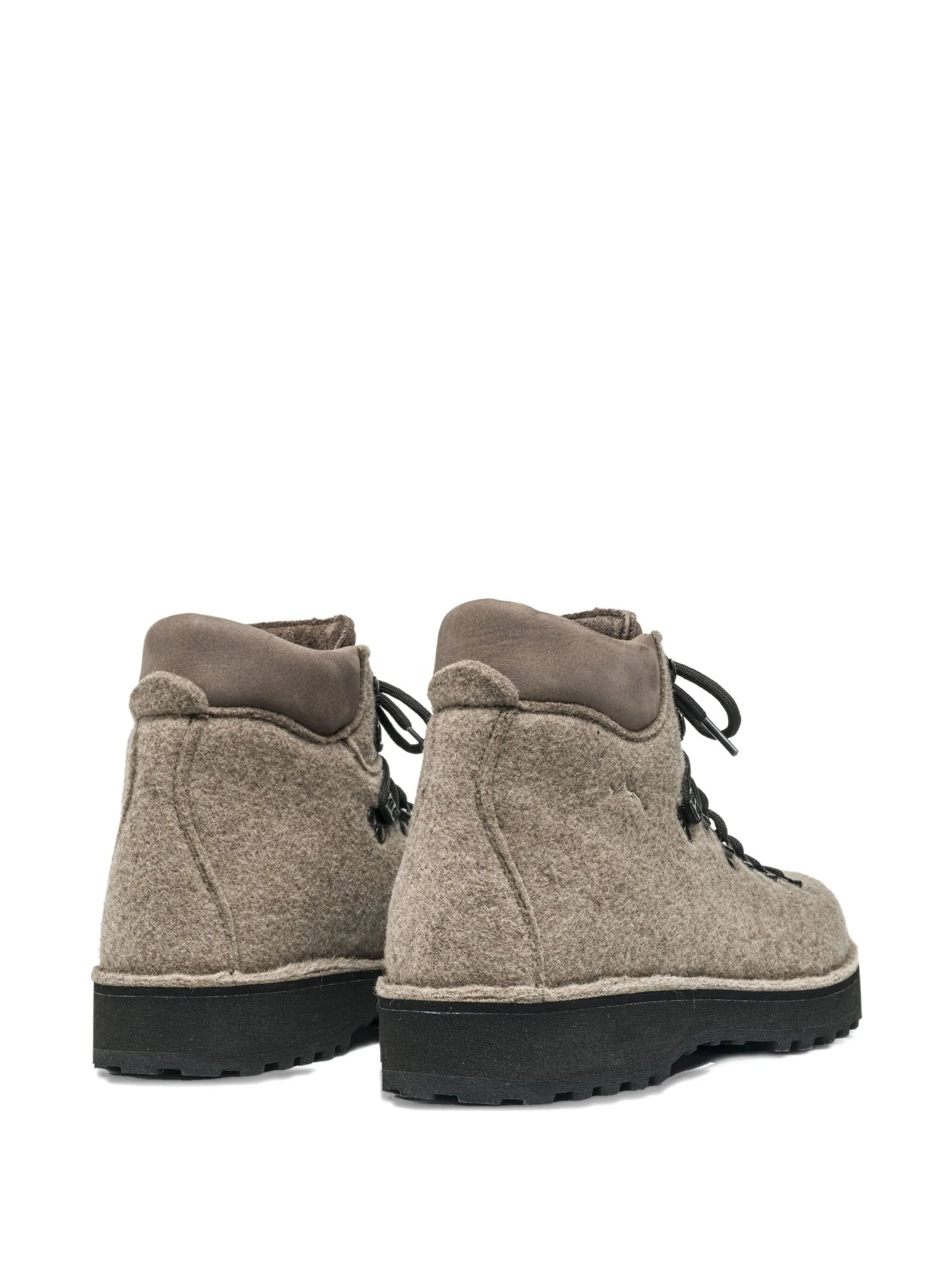 x Diemme Felt Lace-Up Boots