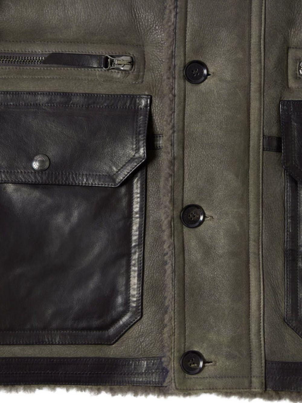 Shearling Pocket Coat