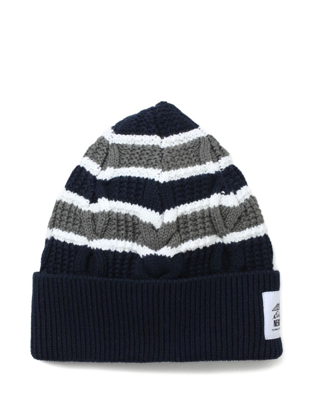 x Eddie Bauer striped beanie hat
