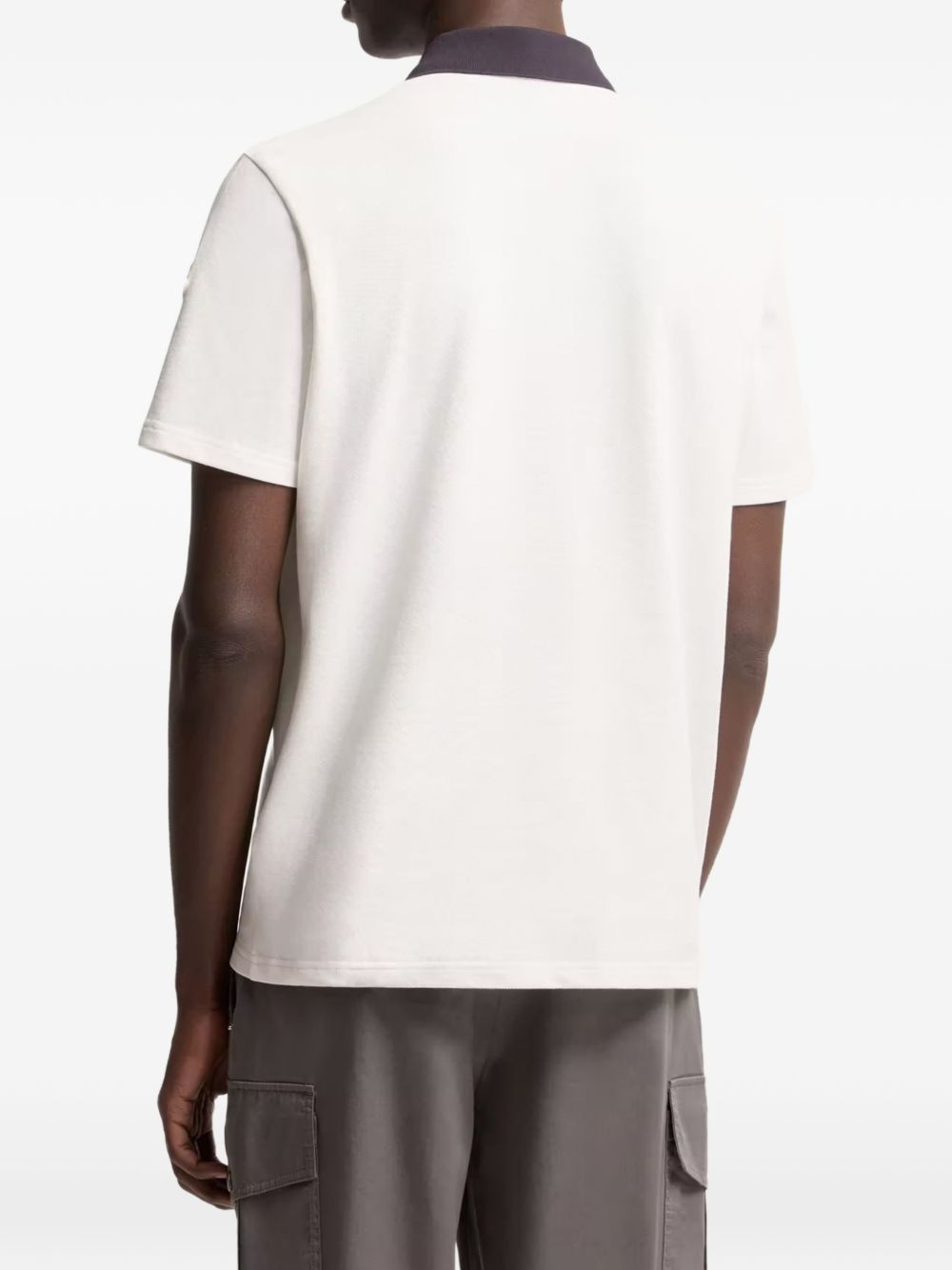 buttoned polo shirt
