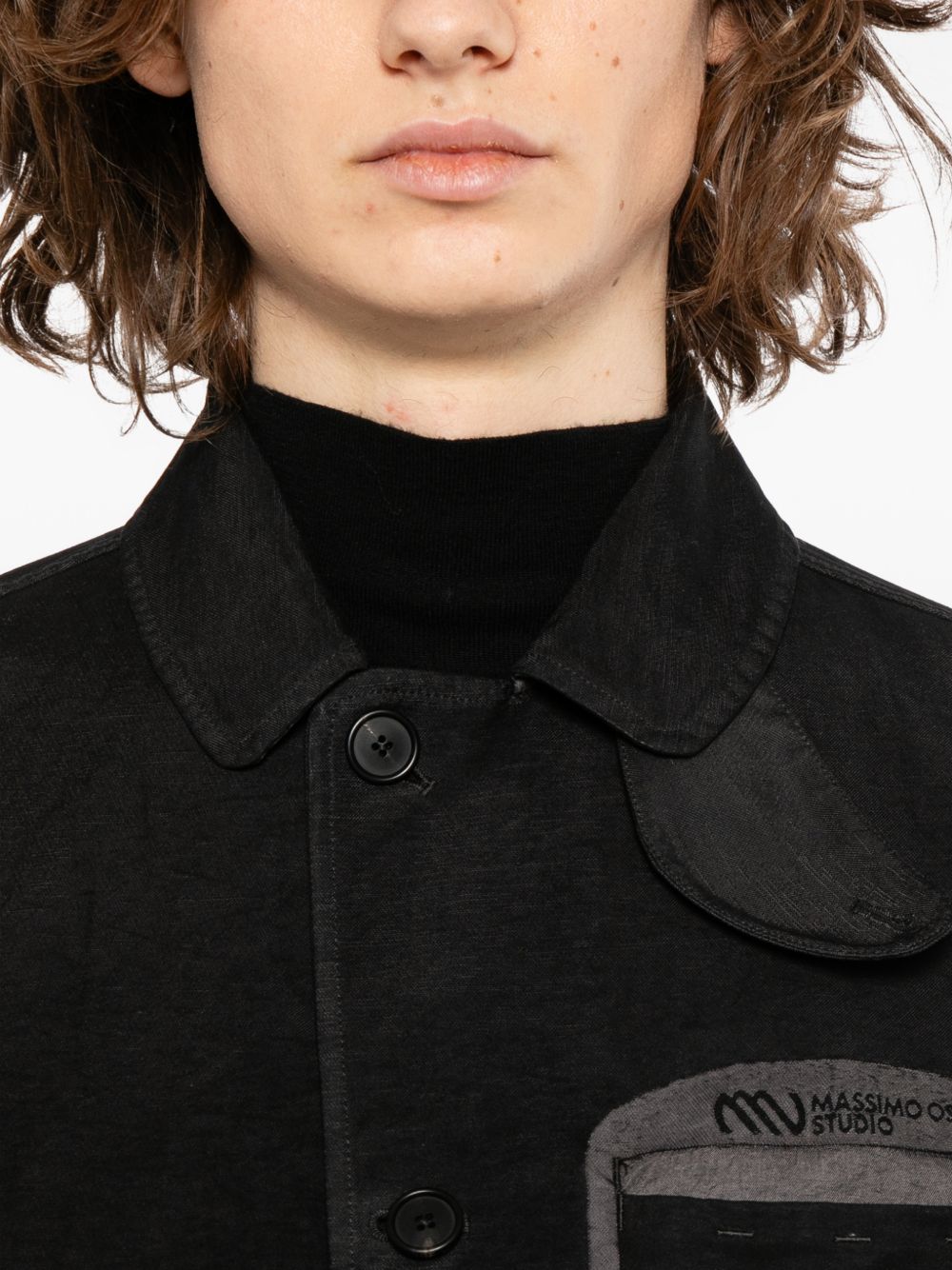 buttoned jacket