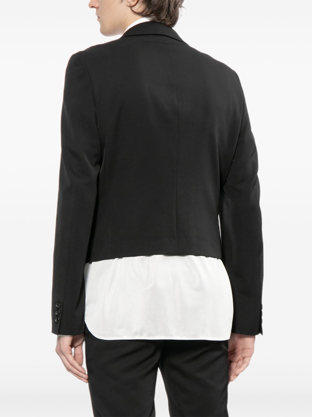 wool double-breasted blazer
