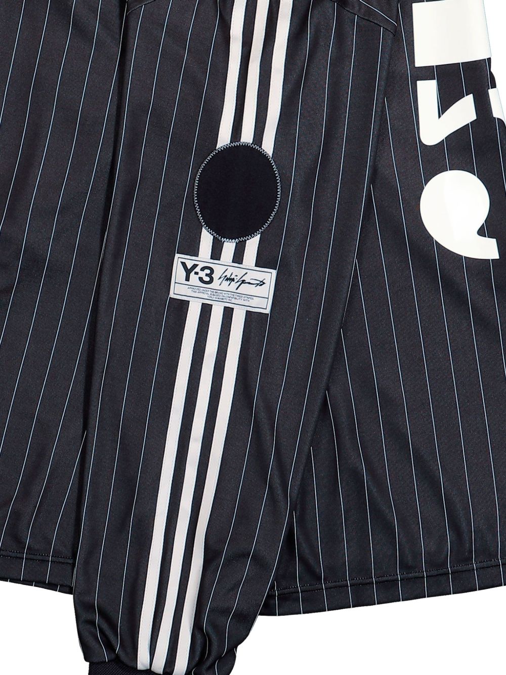 Elite 5 striped long-sleeve football jersey T-shirt