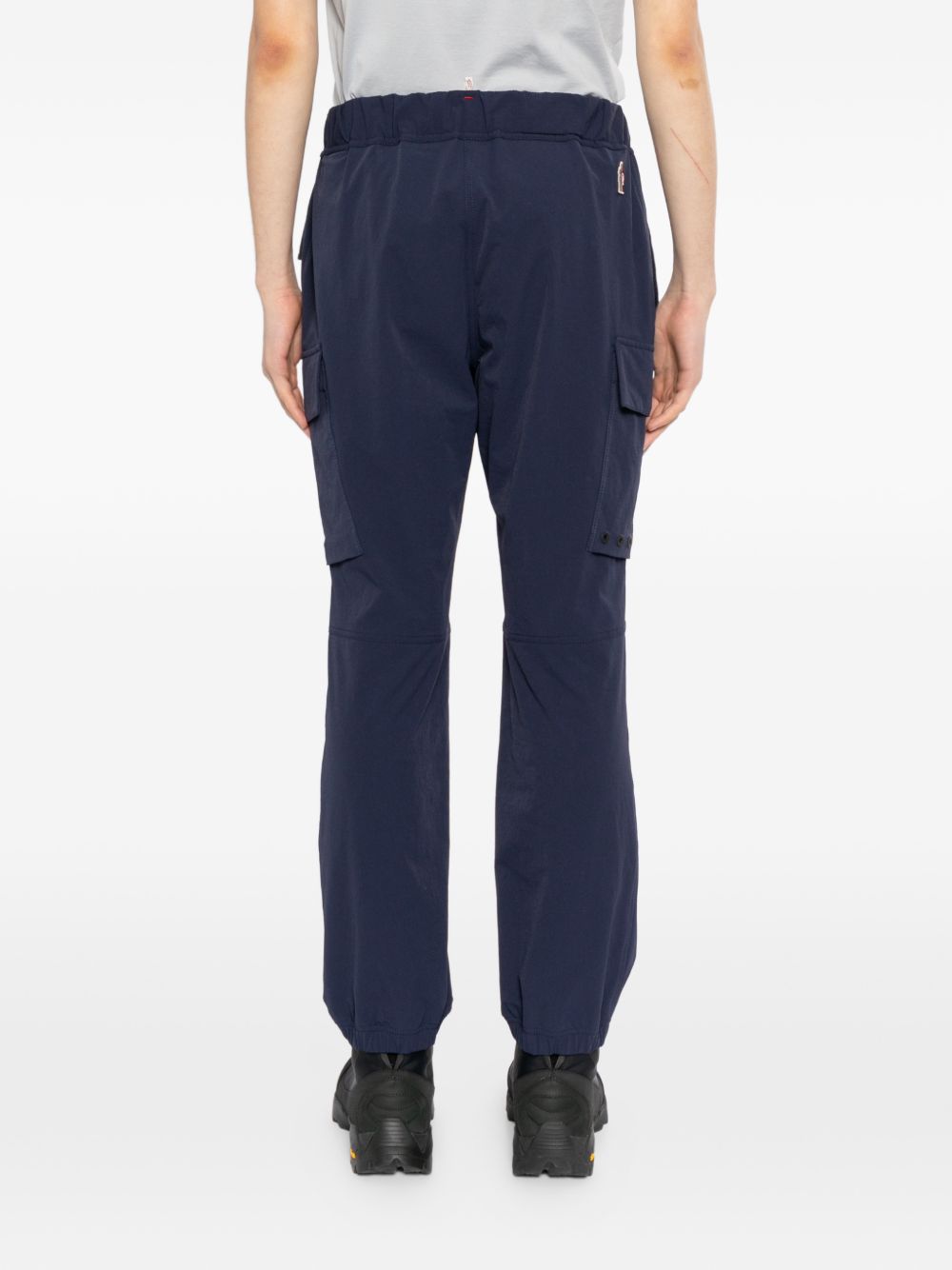 logo-embroidered trousers