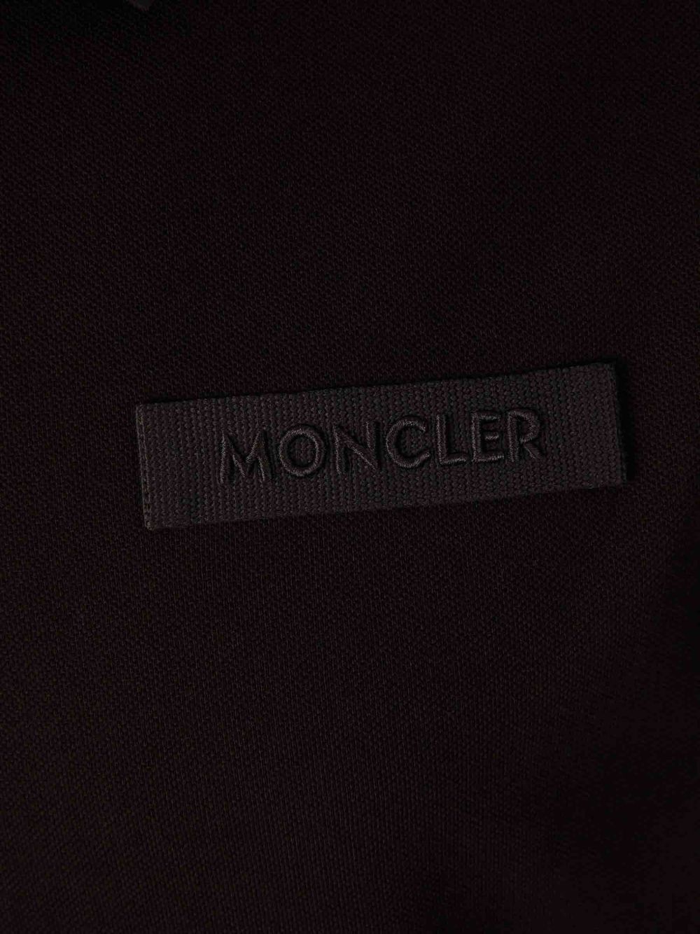 logo-stitched short-sleeve polo shirt