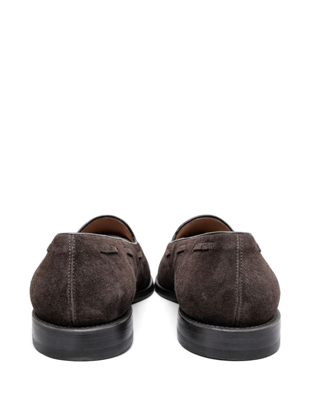 tassel-detail suede loafers