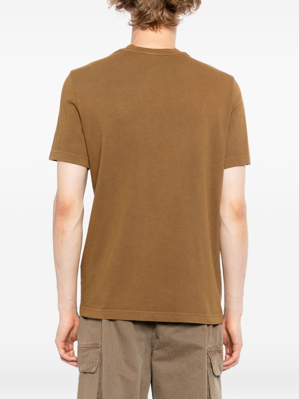 Logo Patch Cotton T-Shirt