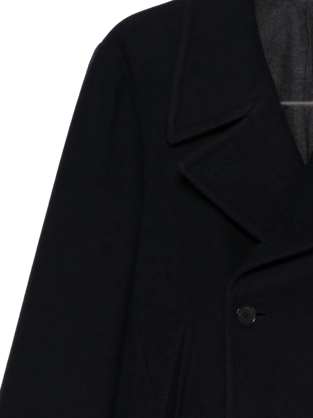 double-breasted coat