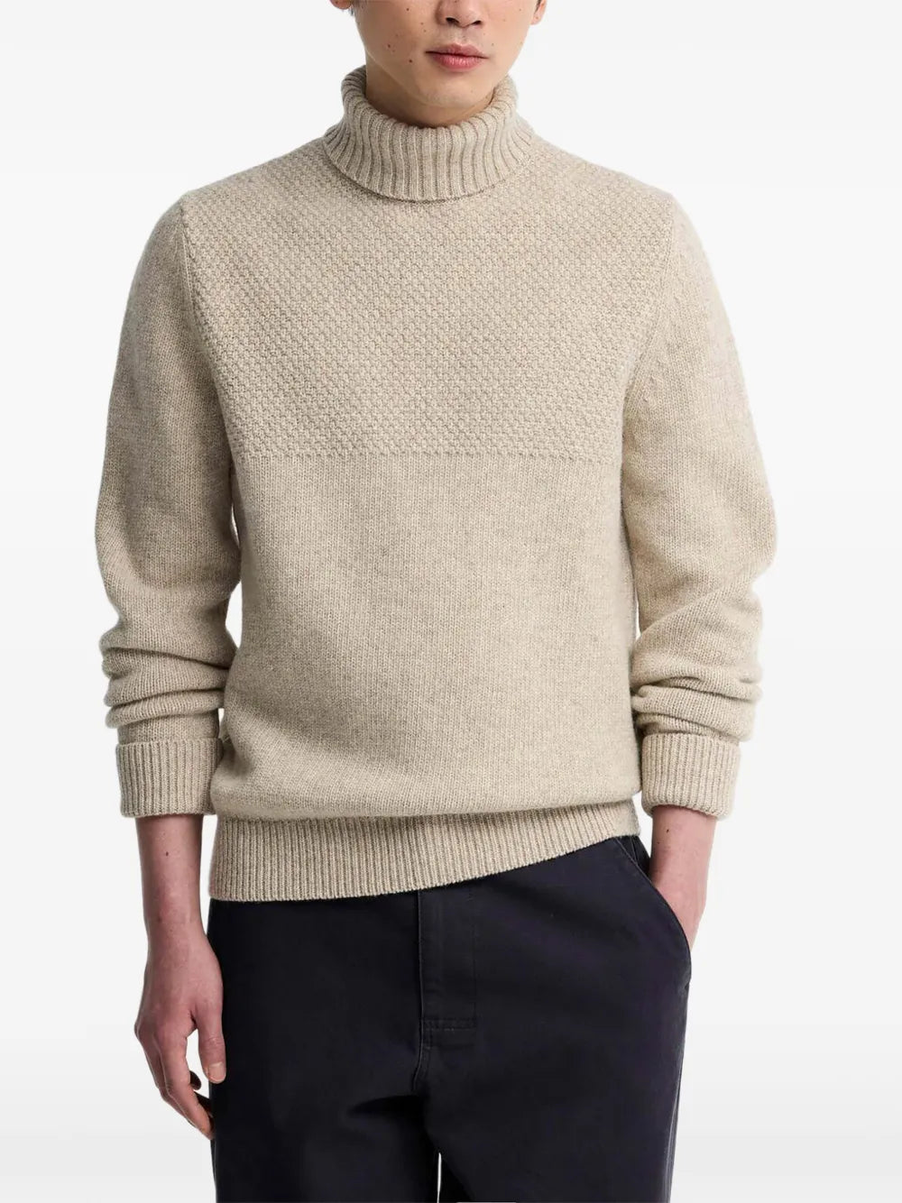 Northcliffe Submariner wool roll-neck sweater