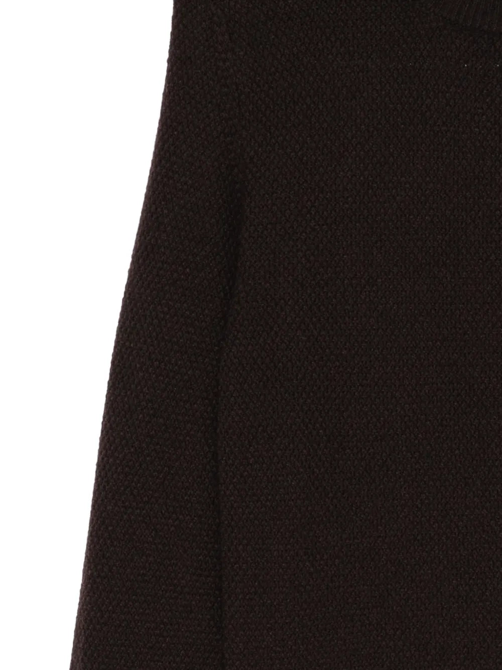 waffle-knit sweater