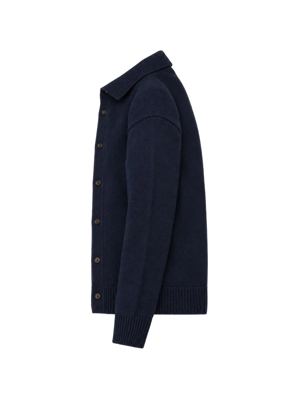 button-up chest-pocket cardigan