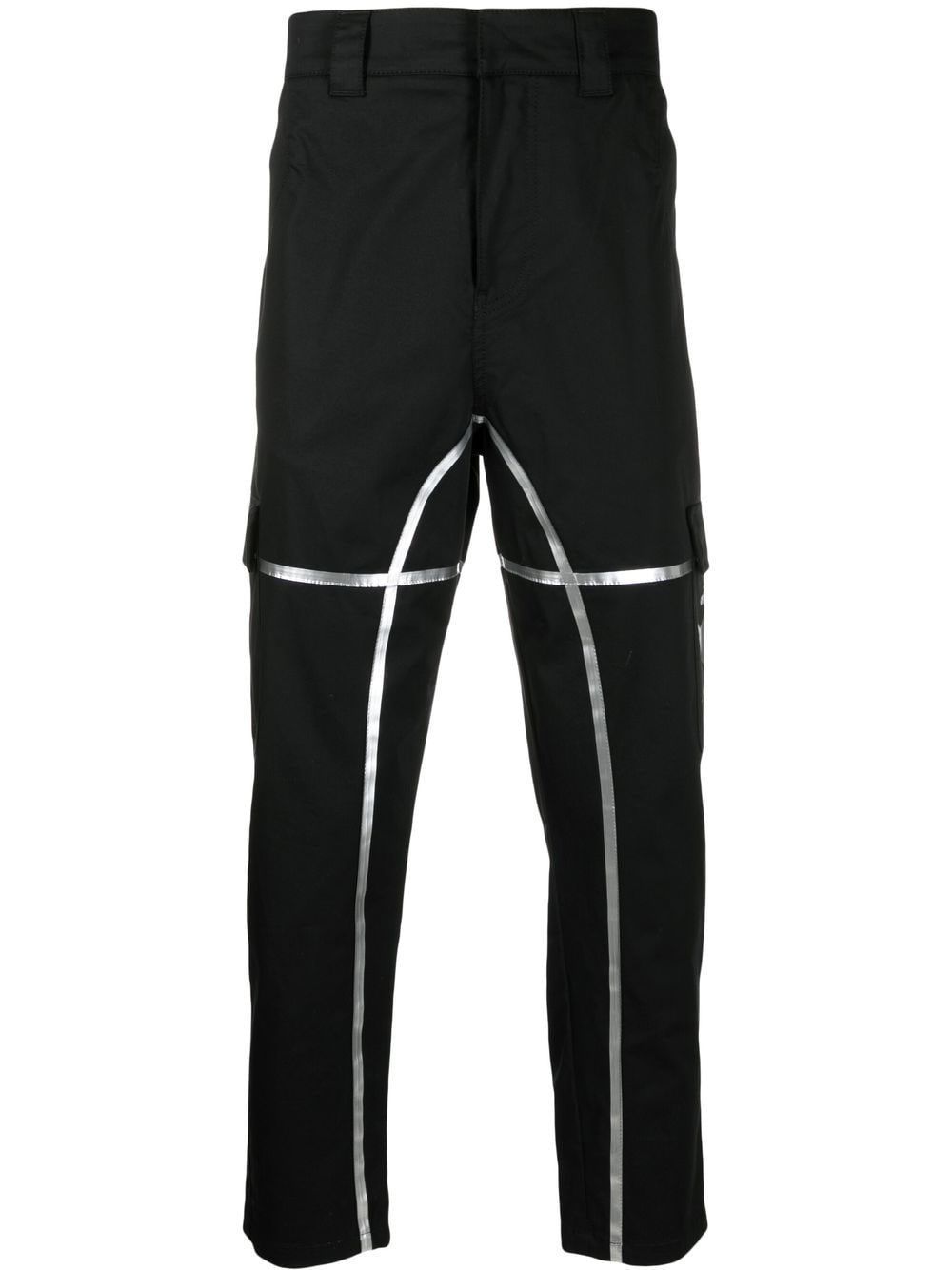Panelled Tapered Trousers
