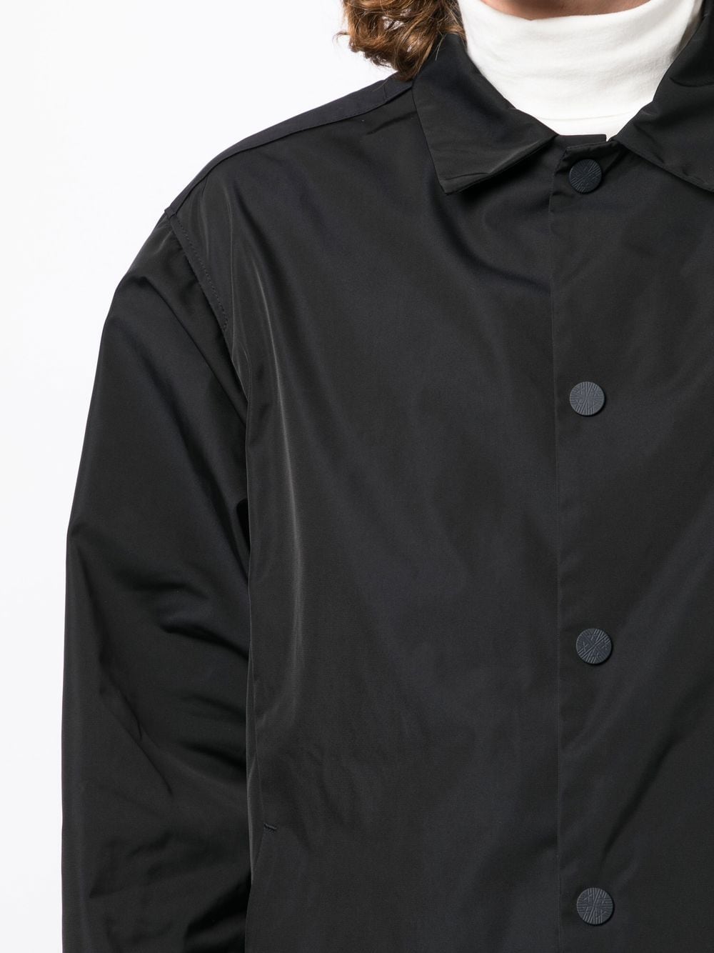 Buttoned Classic-Collar Jacket