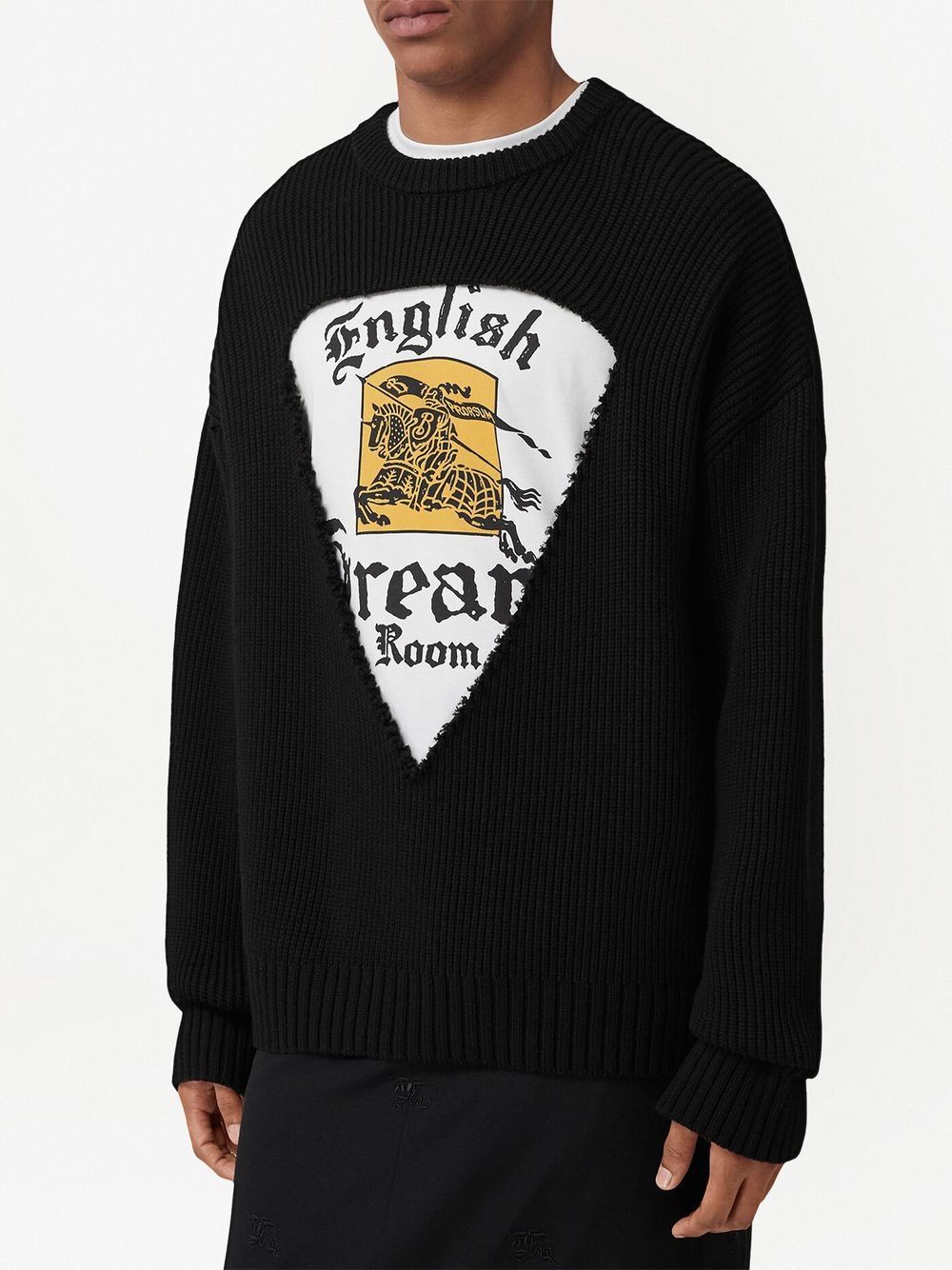 Cut-Out Wool Jumper