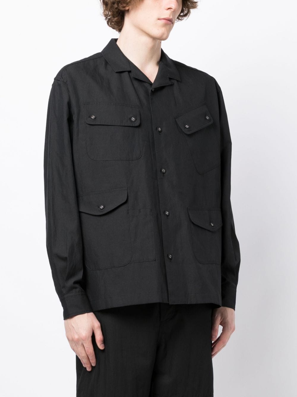 Multi-Pocket Shirt Jacket