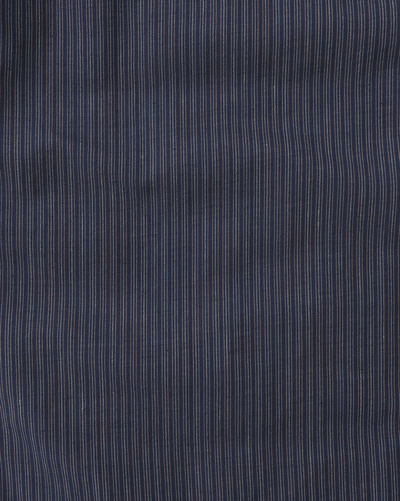 Wallis Down Shirt S/S Navy