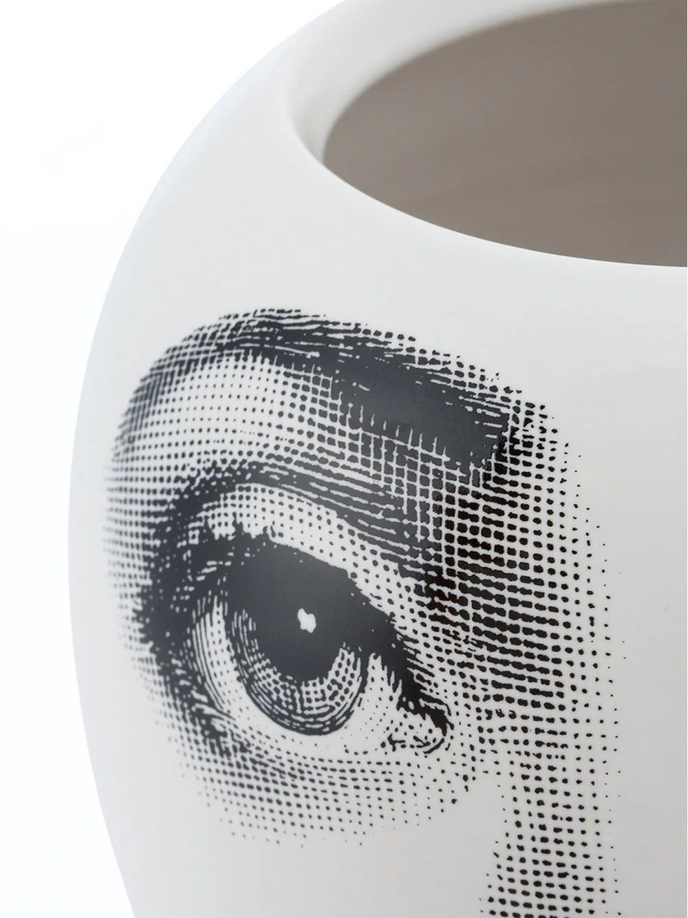 Face Print Vase