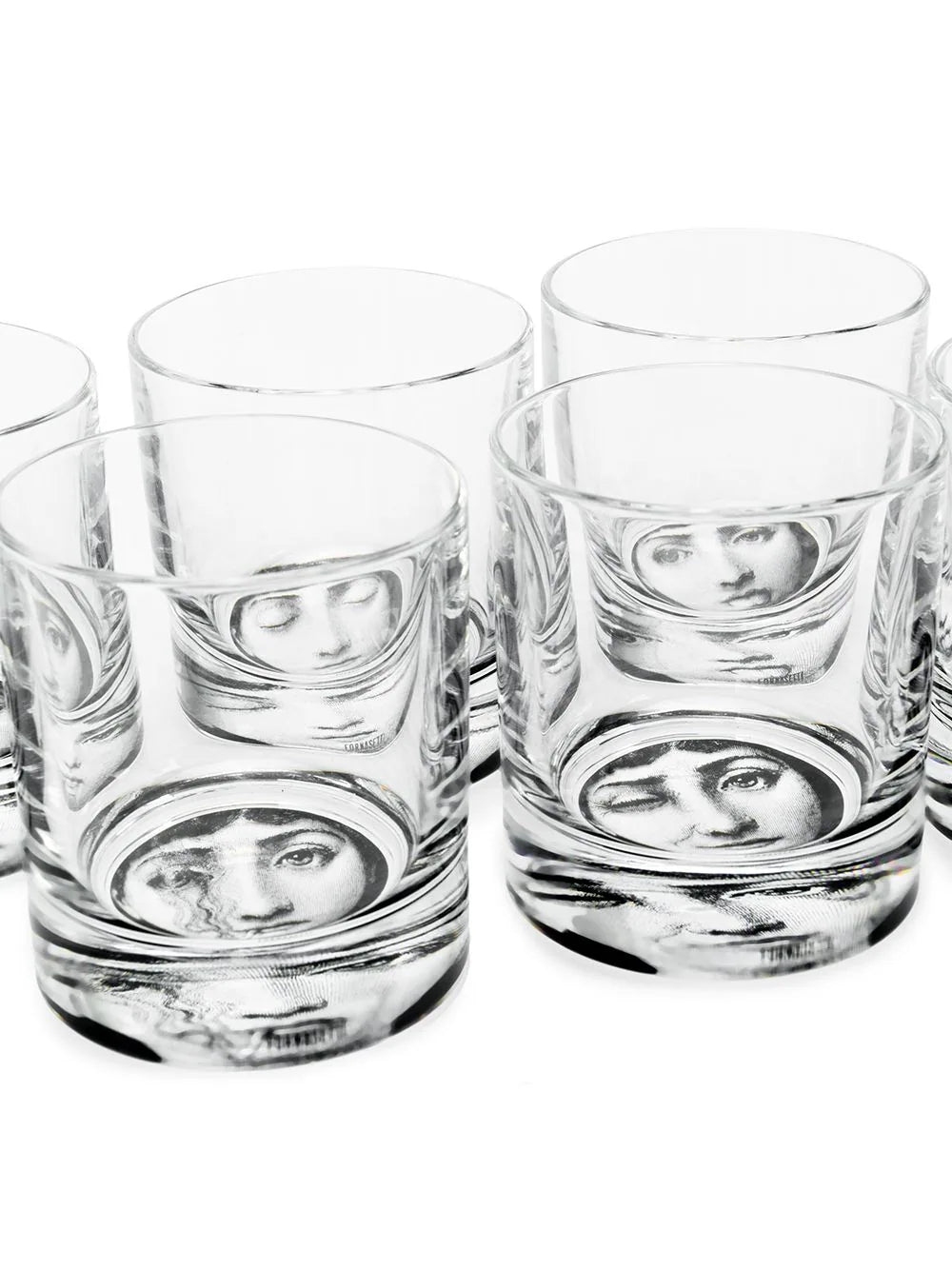 Face Print Tumblers (Set Of 6)