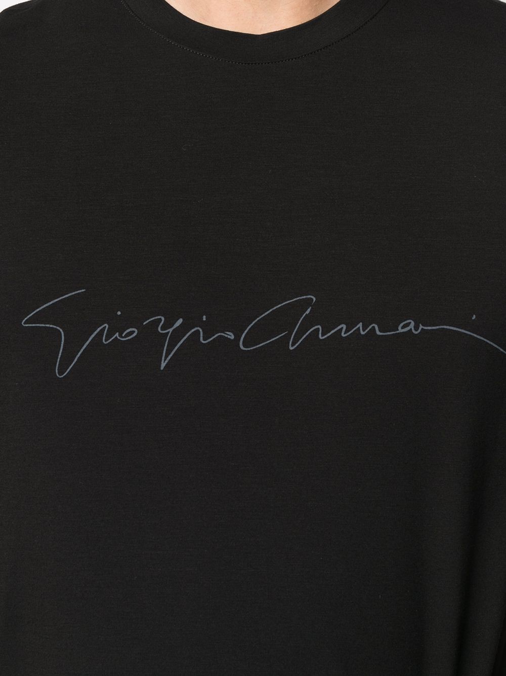 logo-print slim-fit T-shirt
