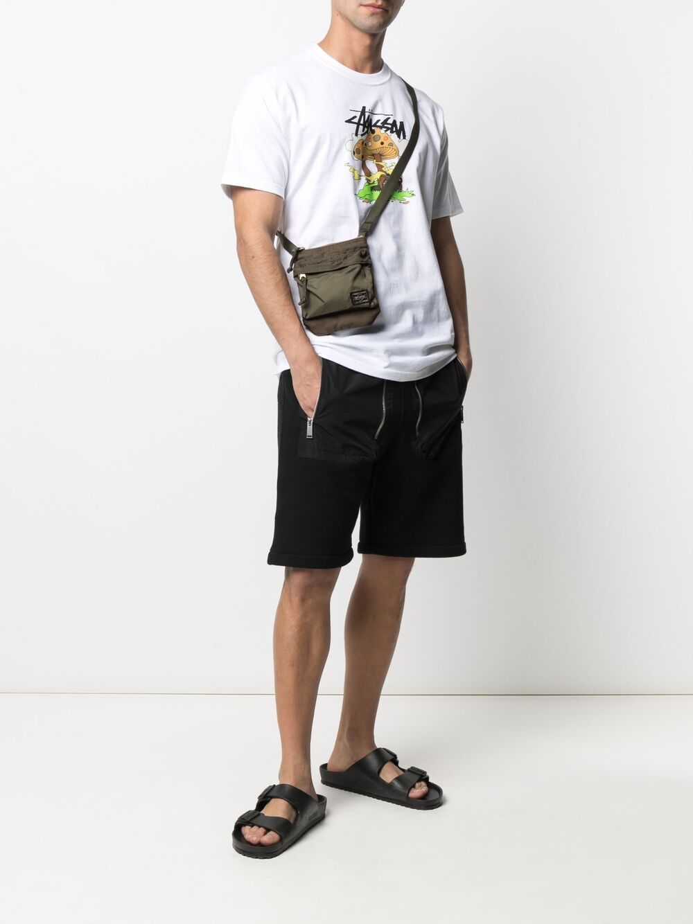 logo patch crossbody bag