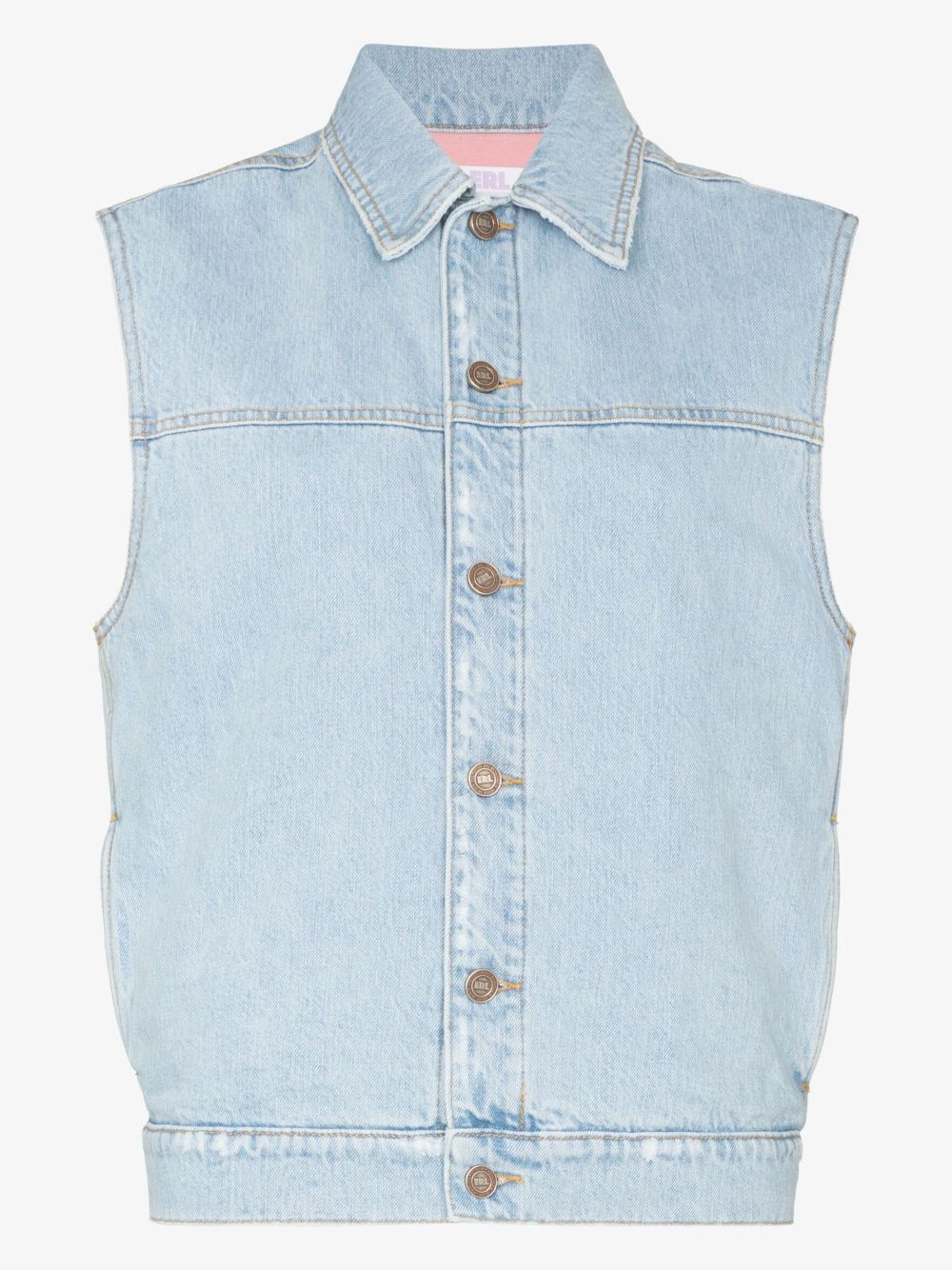 Sleeveless Denim Jacket